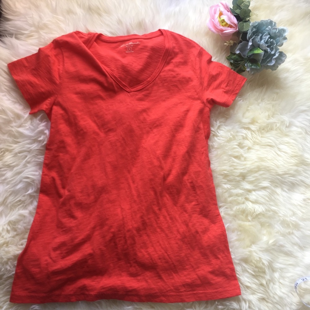 Eddie Bauer NWT Orange Coral T-shirt Top Small